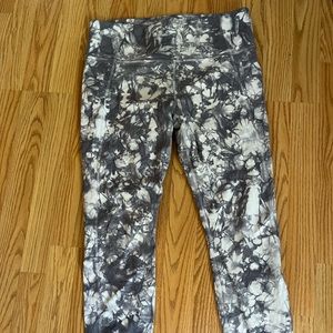 Athleta women’s print yoga gym workout athletic leggings size large